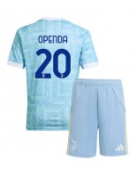 Juventus Lois Openda #20 Bortedraktsett Barn 2025-26 Korte ermer (+ bukser)